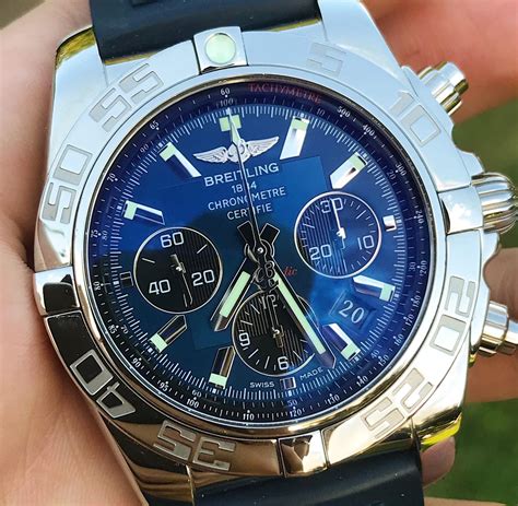 breitling chronomat 44 blue